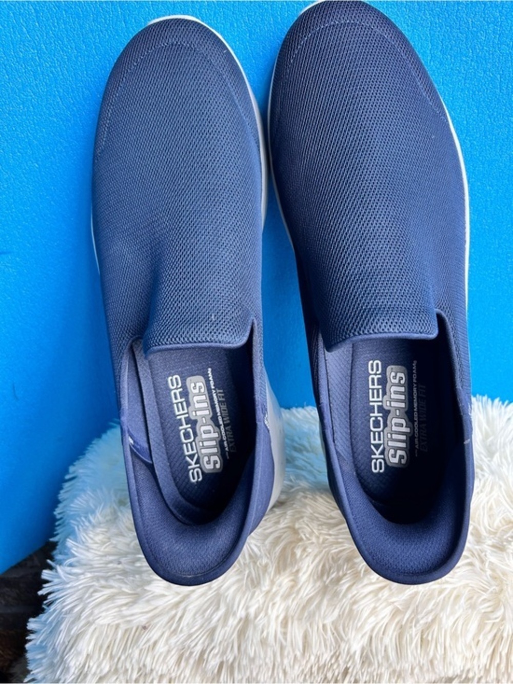 Skechers Men's Navy Slip-On Loafers